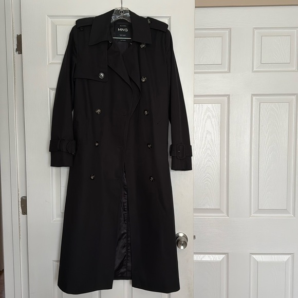 Mango Jackets & Blazers - Mango Black Trench Coat